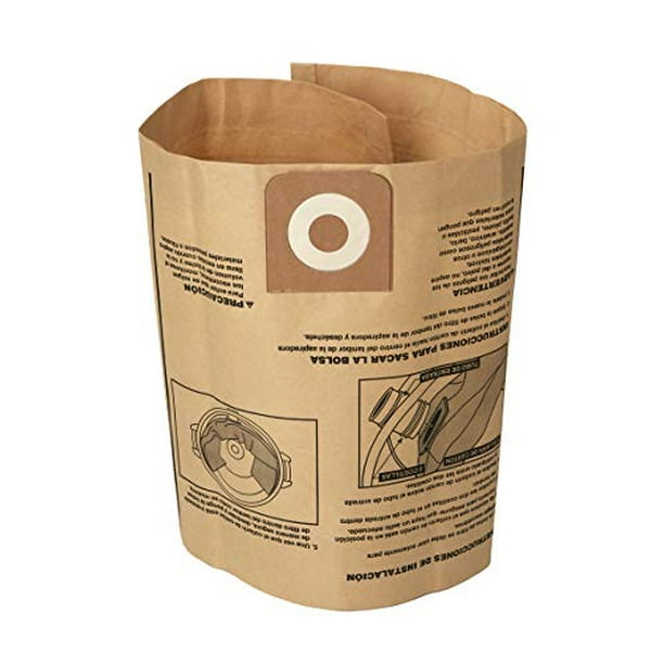 CRAFTSMAN CMXZVBE38767 General Purpose Wet/Dry Vac Dust Collection Bags for 5 to 8 Gallon Shop Vacuums White 3-Pack CRAFTSMAN CMXZVBE38767 General Purpose Wet/Dry Vac Dust Collection Bags for 5 to 8 Gallon Shop Vacuums White 3-Pack